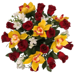 Petite coupe jaune rouge