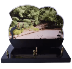 Plaque funéraire Altuglas/inox - Petanque - Boulodrome