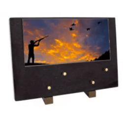 Plaque grand modele chasseur