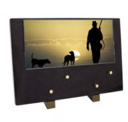 Plaque grand modele chasseur chiens