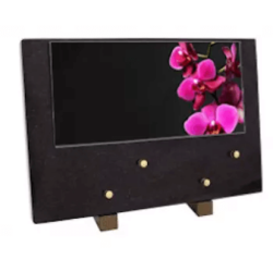 Plaque grand modele orchidee fuchsia