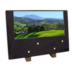 Plaque grand modele paysage montagne