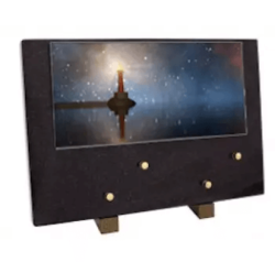 Plaque grand modele phare ciel etoile