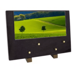 Plaque grand modele colline verdoyante