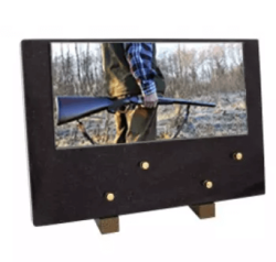 Plaque grand modele fusil chasse