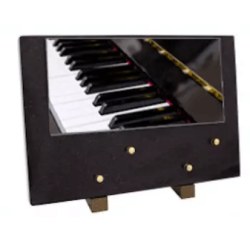 Plaque grand modele piano musique