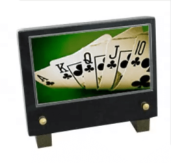Plaque funéraire granit et Altuglas petit modèle - Jeu de carte
