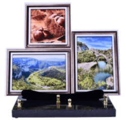 plaque region trois photos ardeche