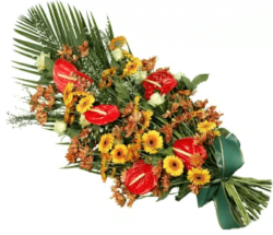 Gerbe fleurs naturelles classique