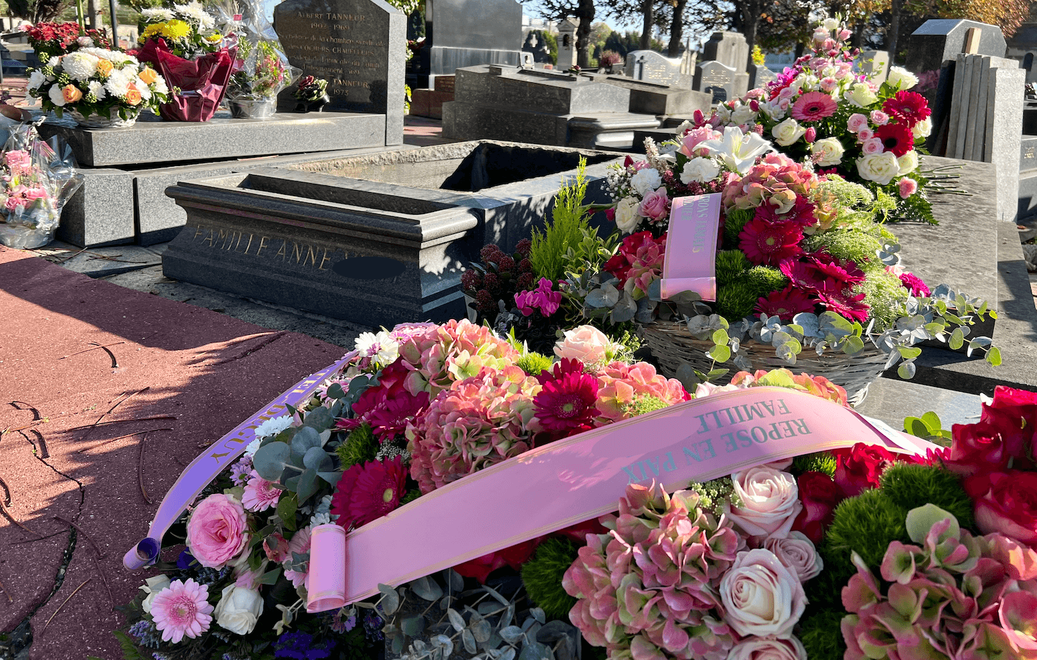 Fleurs pour cérémonie funéraire