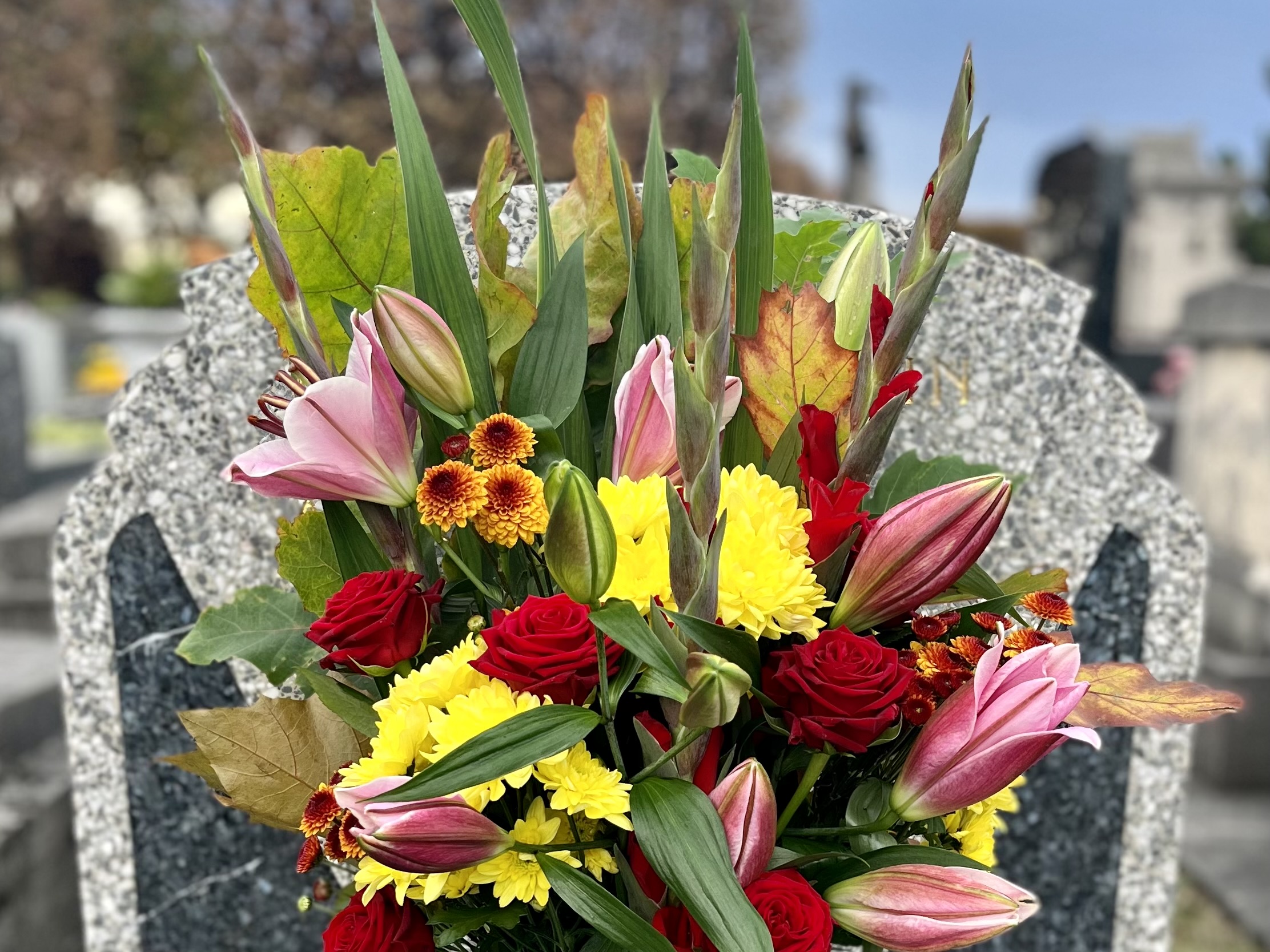 Livraison de fleurs pour enterrement